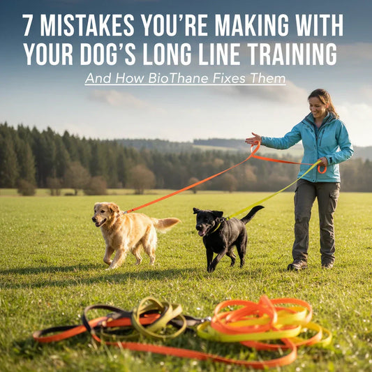 Mistakes You're Making with Your Dog's Long Line Training and How BioThane Fixes Them