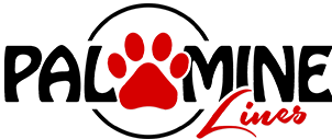 Palomine Lines logo image | customized BioThane training lines, made to order BioThane leashes, made in USA dog training lines